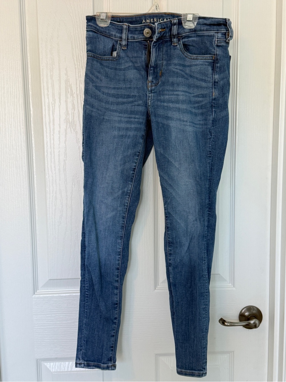 Blue Skinny Women’s Jeans American eagle next level stretch